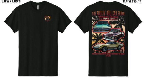 Rock n' Roll Car Show T-Shirt - Image 3